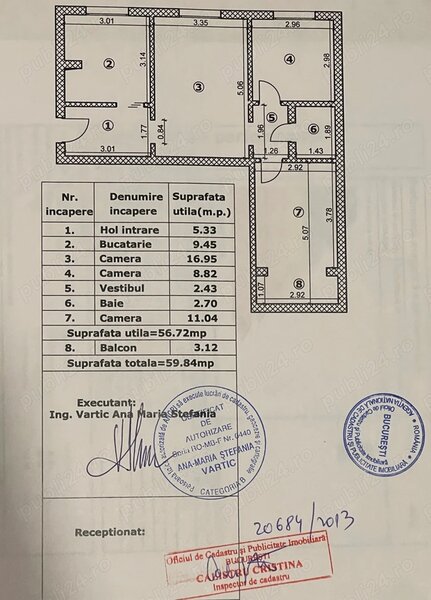 1 Decembrie 1918, piata Trapezului, la 8 minute metrou, pe Mizil, centrala